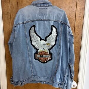 Levi's Jean Jacket Harley Davidson